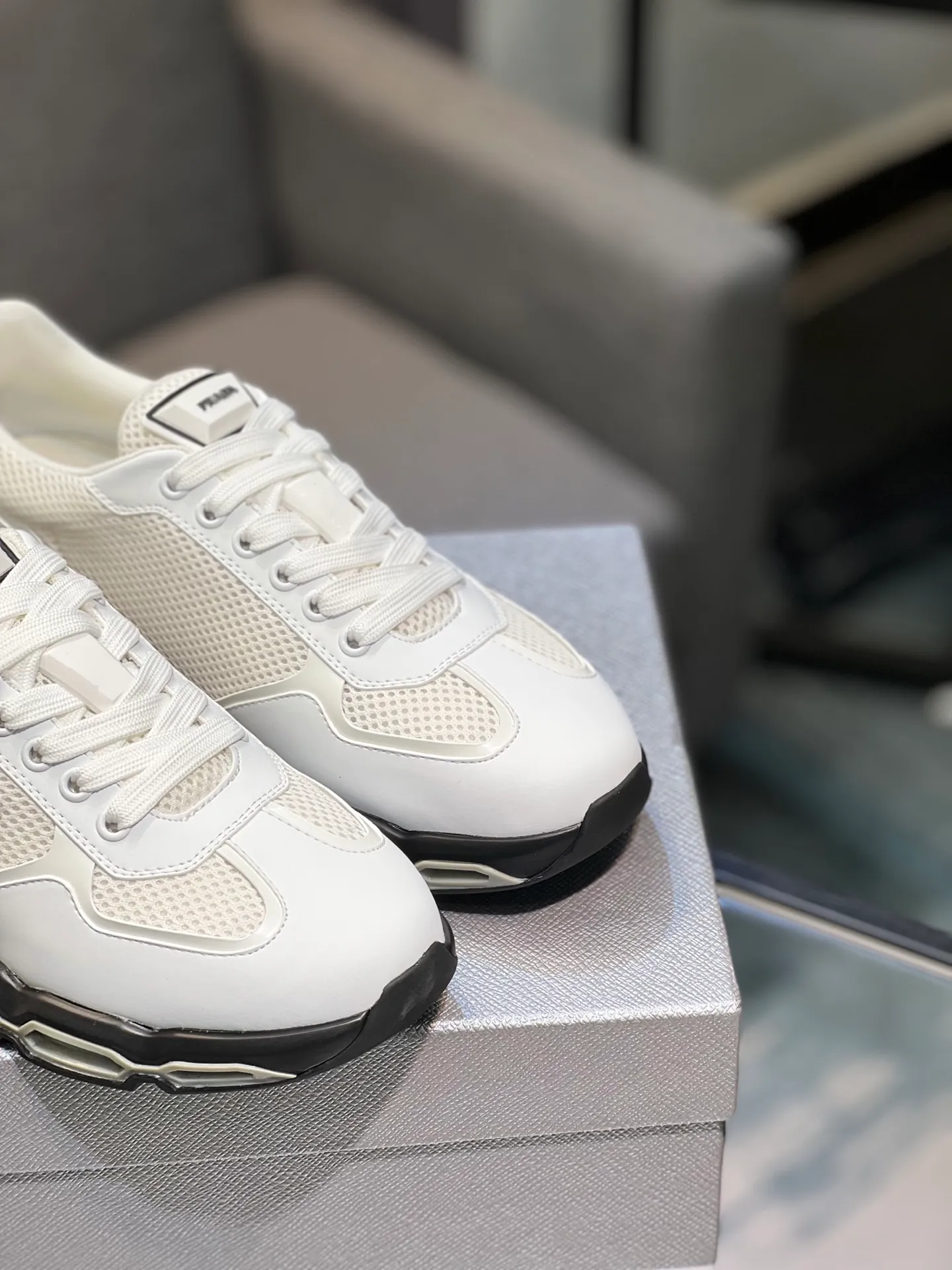 Men's shoes 💰660 [PRADA] Men's shoes are popular in the counter, official website is synchronized, 1 high-quality shipment ✔️ Original frosted cowhide + cowhide lining, 1🆚1 replica, original sole, 38-45 (45 customized, non-refundable)
